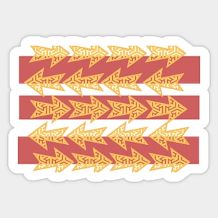 Seamless Arrow Pattern Sticker